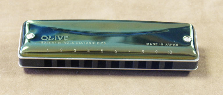 Harmonica Diatonique Suzuki Olive C20 EN DO C Neuf Sommier Type Manji