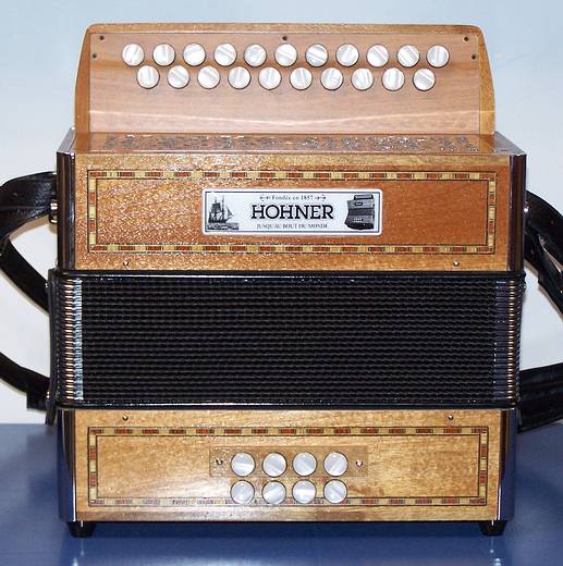 Accord&eacute;on diatonique Hohner Morgane 2 sol/do avec caisse